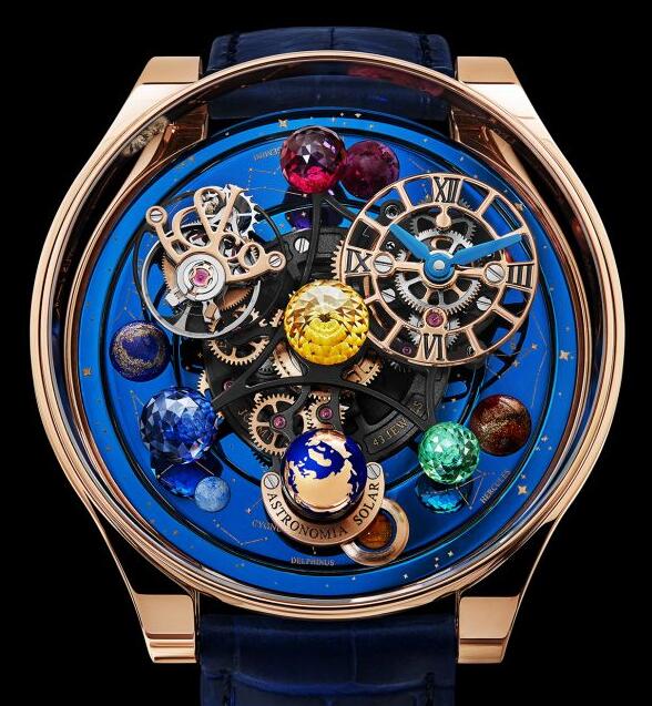 Jacob & Co. ASTRONOMIA SOLAR CONSTELLATIONS PLANETS AND YELLOW STONE Watch Replica AS300.40.AA.AB.A Jacob and Co Watch Price